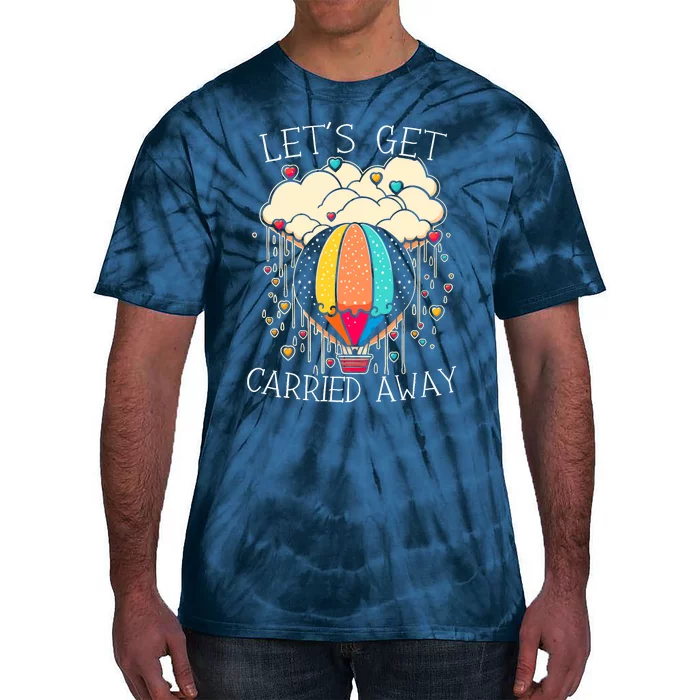 Hot Air Balloon Ride Balloonist Ballooning Gas Balloon Tie-Dye T-Shirt