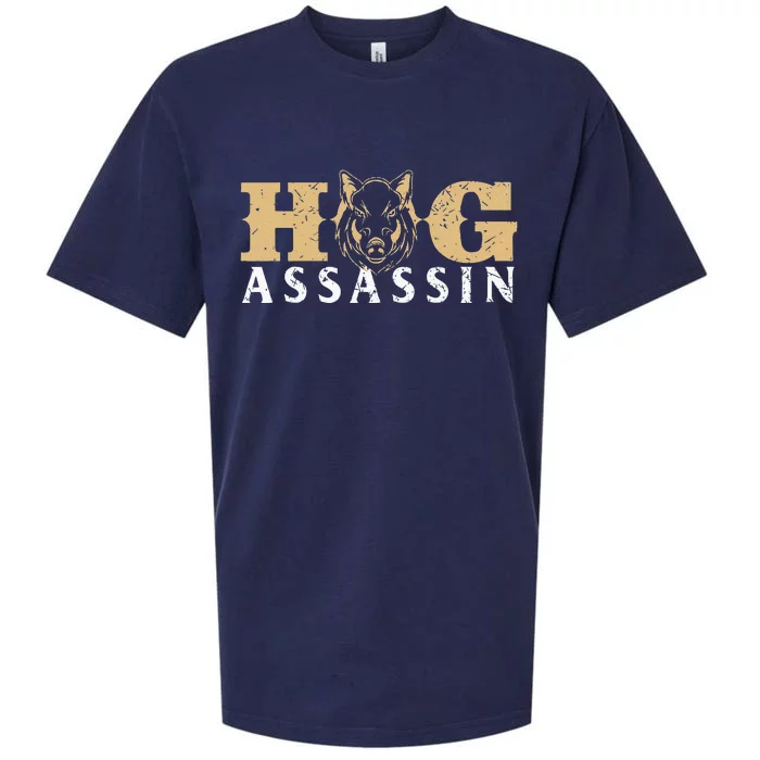 Hog Assassin Boar Hunting Wild Hog Hunter Sueded Cloud Jersey T-Shirt