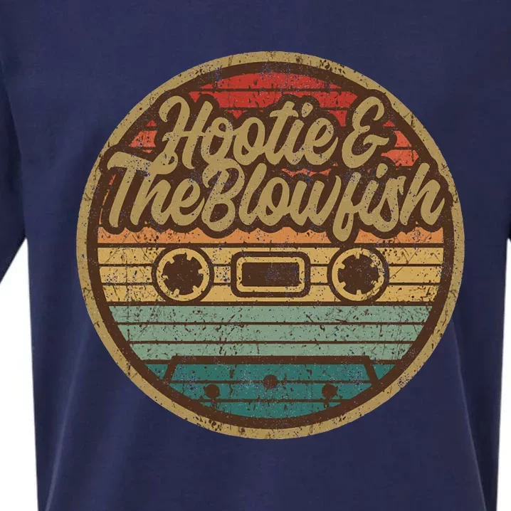 Hooties And Blowfish Retro Cassette 80s Rock Music Sueded Cloud Jersey T-Shirt