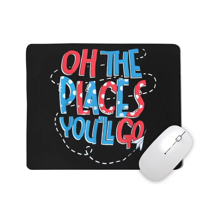 Hot Air Balloon Oh The Places You’Ll Go When You Read Mousepad