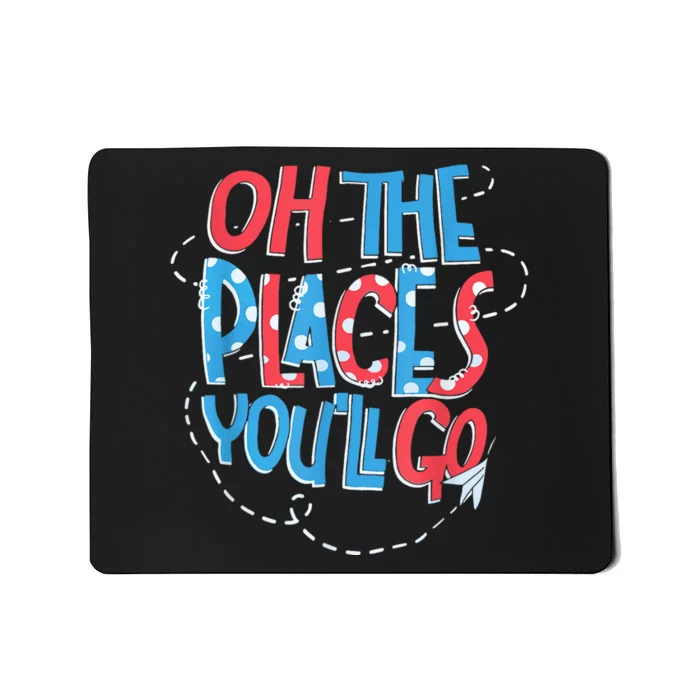 Hot Air Balloon Oh The Places You’Ll Go When You Read Mousepad