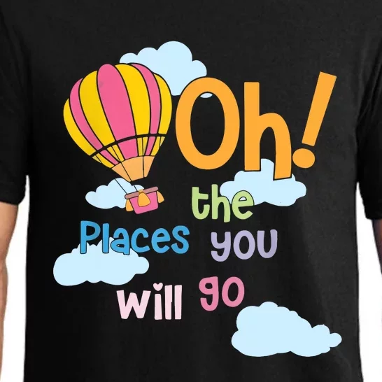 Hot Air Balloon Oh The Places You’Ll Go When You Read Pajama Set