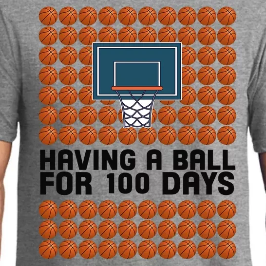 Having A Ball For 100 Days Of School Basketball Pajama Set