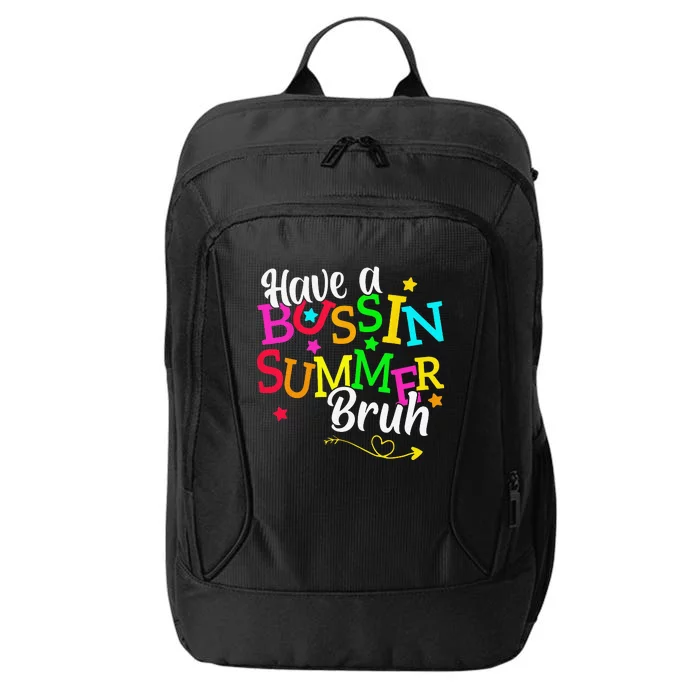 Have A Bussin Summer Bruh City Backpack