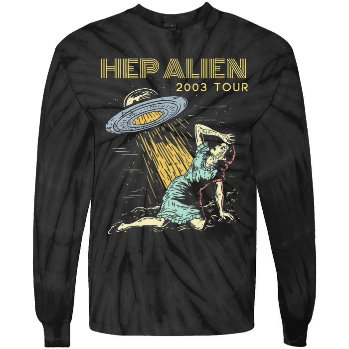 Hep Alien Band Pop Culture Tie-Dye Long Sleeve Shirt