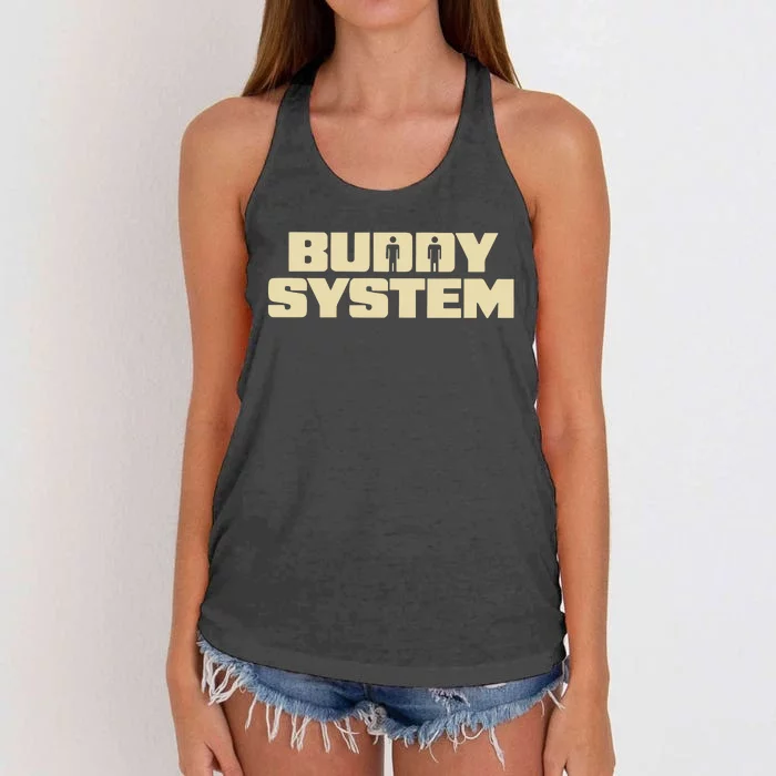 Hoodie Allen Buddy System Women's Knotted Racerback Tank