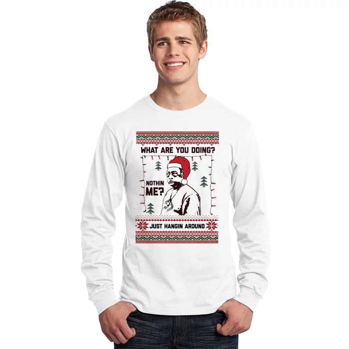 Hanging Around Christmas Sweater Beetlejuice Tall Long Sleeve T-Shirt