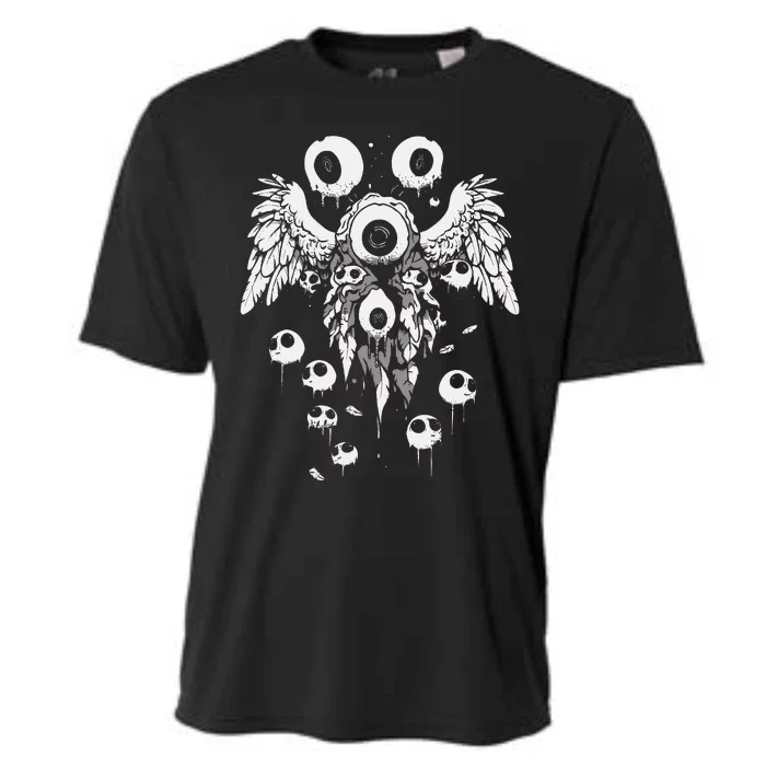 Harajuku Alt Clothing Weirdcore Grunge Punk Emo Creepy Cooling Performance Crew T-Shirt