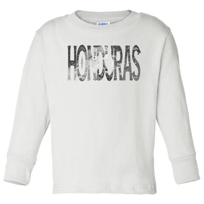 Honduras Art Concept Honduran Landscape HondureñO Toddler Long Sleeve Shirt