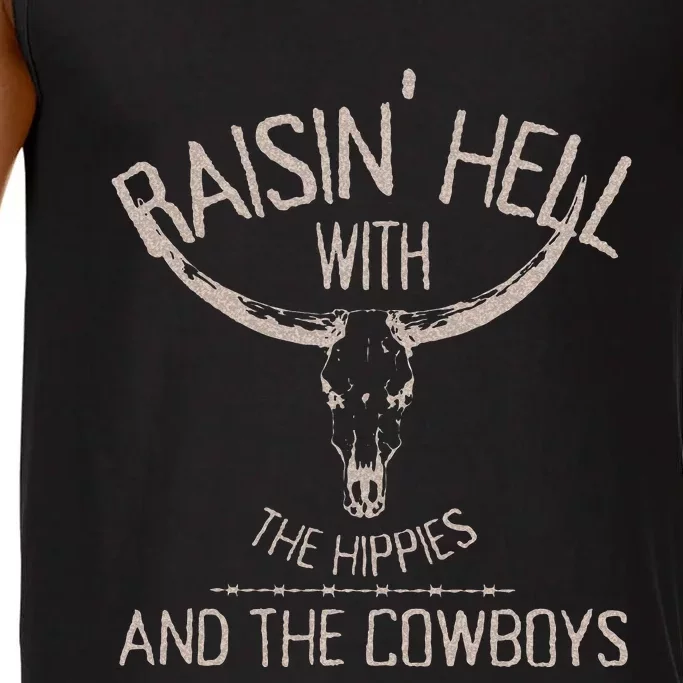 Hippies And Cow Western Cowhide Cow Comfort Colors® Tank Top