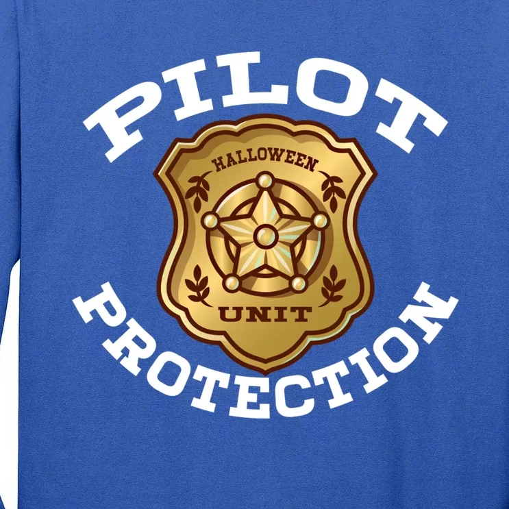 Halloween Adult Costume Pilot Protection Gift Tall Long Sleeve T-Shirt