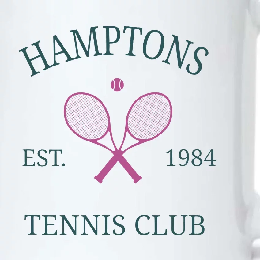 Hamptons Athletics California Tennis Club Racquet Prep Black Color Changing Mug