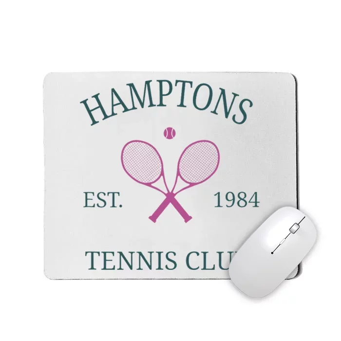 Hamptons Athletics California Tennis Club Racquet Prep Mousepad