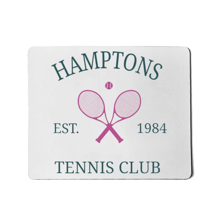 Hamptons Athletics California Tennis Club Racquet Prep Mousepad