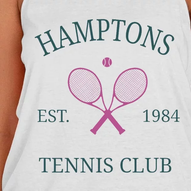 Hamptons Athletics California Tennis Club Racquet Prep Women's Knotted Racerback Tank