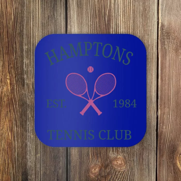 Hamptons Athletics California Tennis Club Racquet Prep Gift Coaster