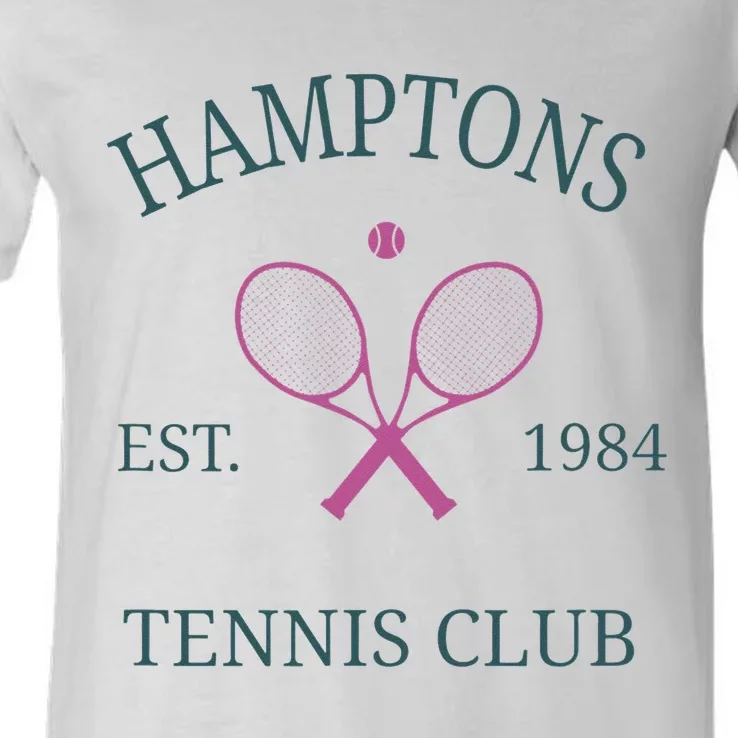 Hamptons Athletics California Tennis Club Racquet Prep V-Neck T-Shirt