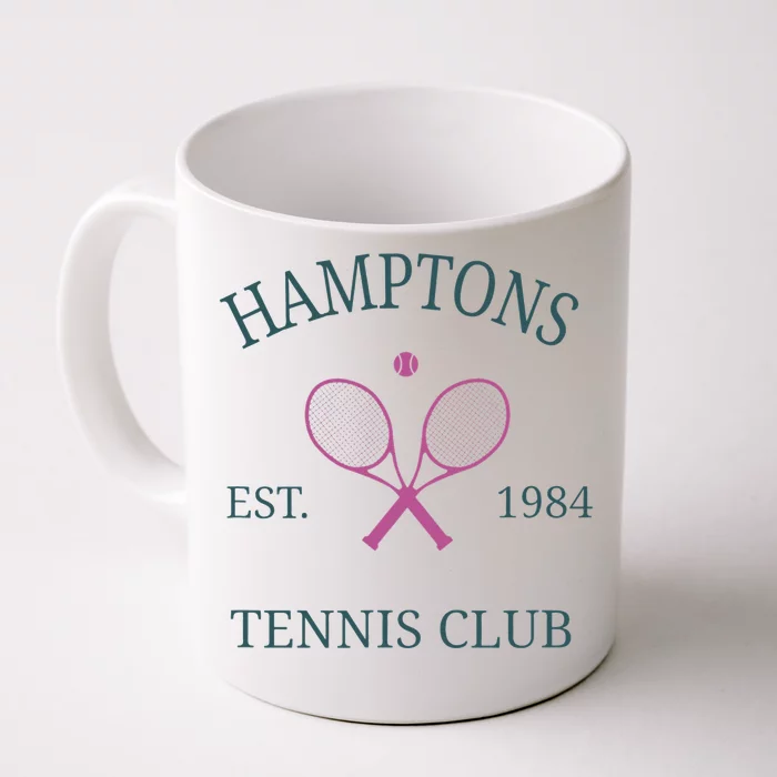 Hamptons Athletics California Tennis Club Racquet Prep Front & Back Coffee Mug