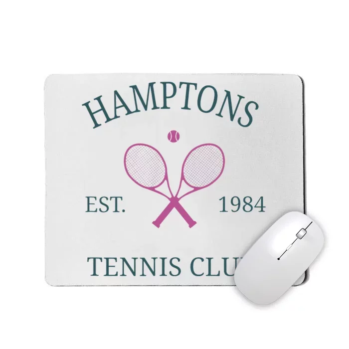 Hamptons Athletics California Tennis Club Racquet Prep Mousepad