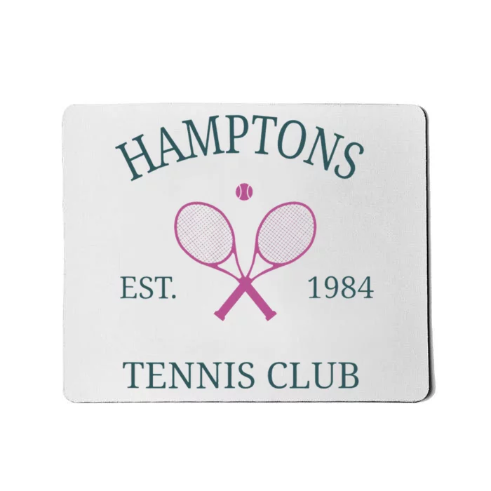 Hamptons Athletics California Tennis Club Racquet Prep Mousepad