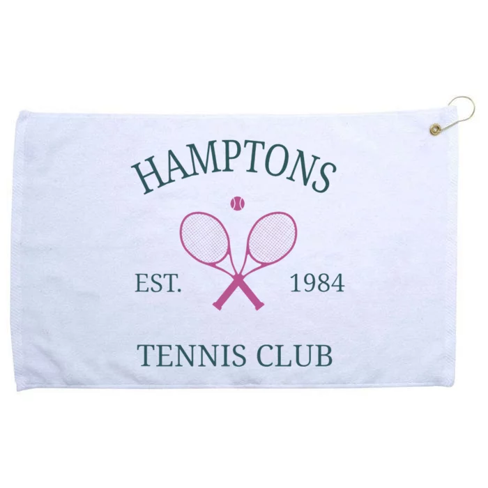 Hamptons Athletics California Tennis Club Racquet Prep Grommeted Golf Towel