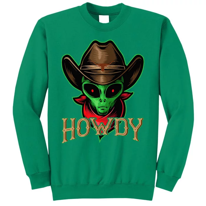 Howdy Alien Cowboy Halloween Costume Sweatshirt