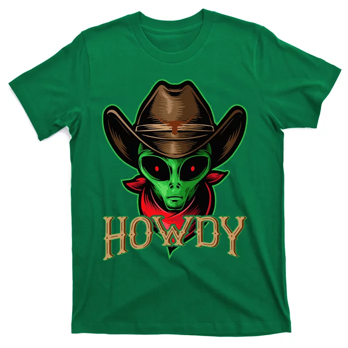 Howdy Alien Cowboy Halloween Costume T-Shirt