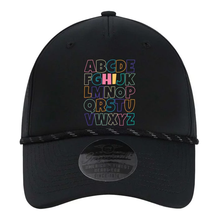 Hi ABC Colorful Alphabet Performance The Dyno Cap