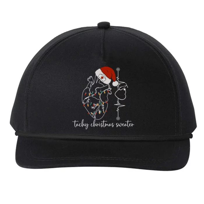 Heart Anatomy Christmas Tachy Christmas Sweater Snapback Five-Panel Rope Hat