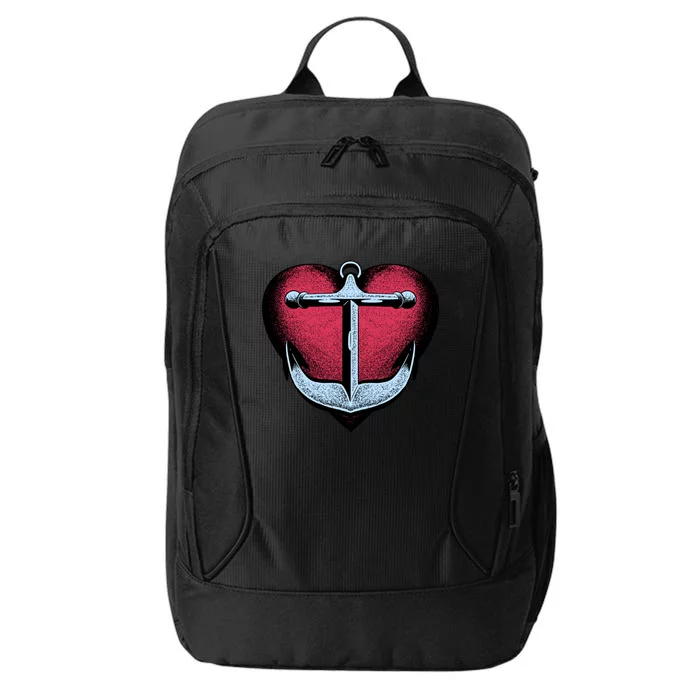 Heart Anchor Cute Gift City Backpack