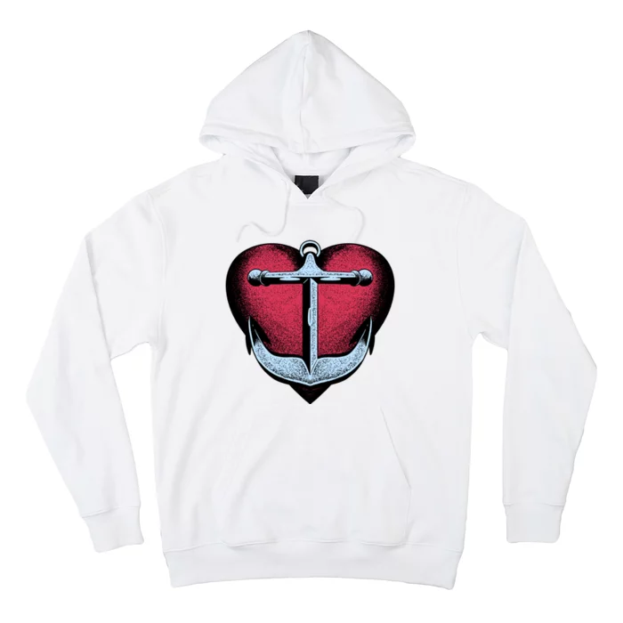 Heart Anchor Cute Gift Hoodie