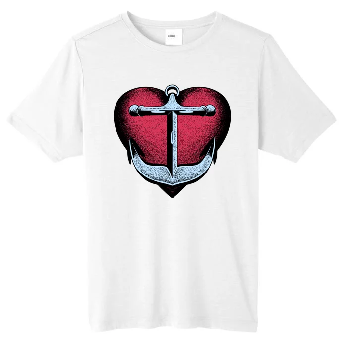 Heart Anchor Cute Gift ChromaSoft Performance T-Shirt