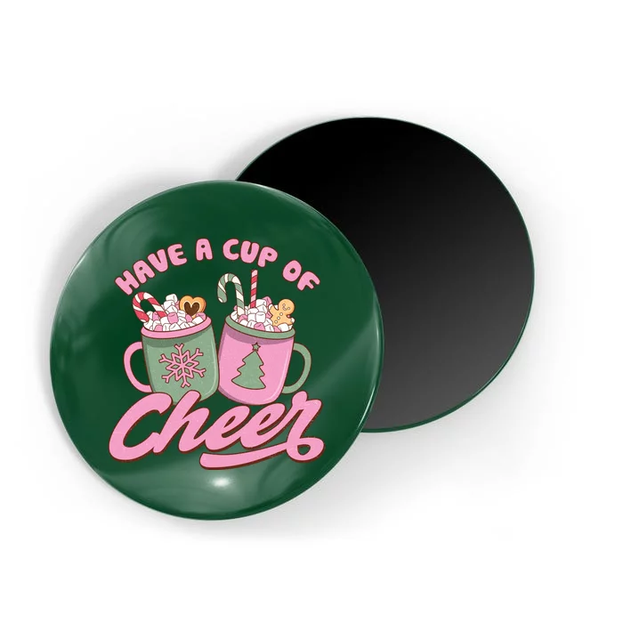 Have A Cup Of Cheer Cute Christmas Holiday Magnet