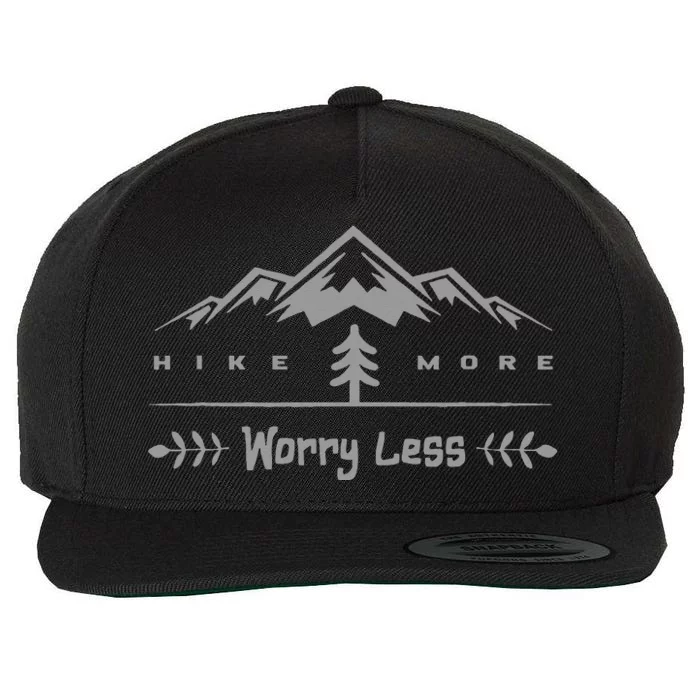 Hiking Apparel Camping Outdoor Backpacking Hiking Wool Snapback Cap