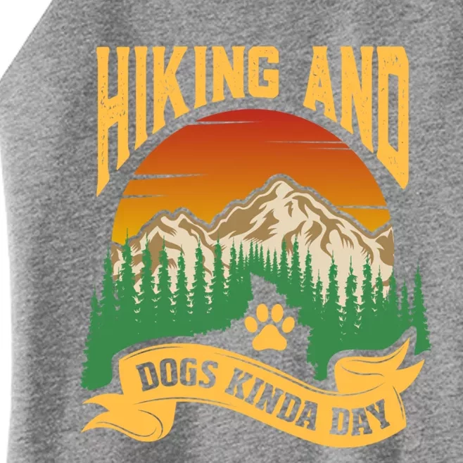 Hiking And Dogs Kinda Day Rescue Dog Lover Cute Dog Cute Gift Women’s Perfect Tri Rocker Tank