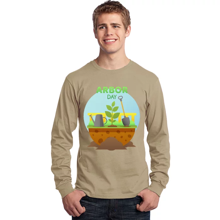 Happy Arbor Day Tree Planting Arbor Day Long Sleeve Shirt