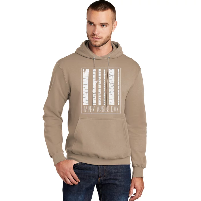 Happy Arbor Day! Arborist Birch Forest Hoodie