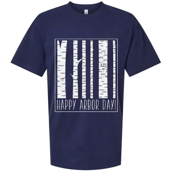 Happy Arbor Day! Arborist Birch Forest Sueded Cloud Jersey T-Shirt