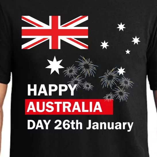 Happy Australia Day January 26 Australian Flag Gift Pajama Set