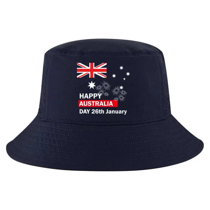 Happy Australia Day January 26 Australian Flag Gift Cool Comfort Performance Bucket Hat