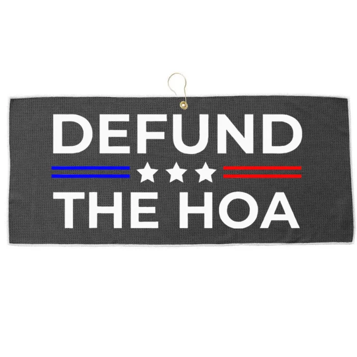 Homeowners Association Defund The Hoa Large Microfiber Waffle Golf Towel