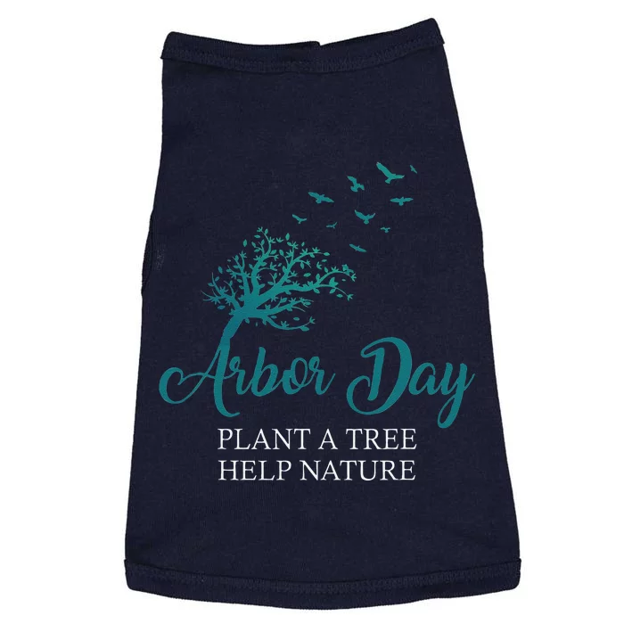 Happy Arbor Day Plant A Tree Earth Birthday Gift Doggie Tank