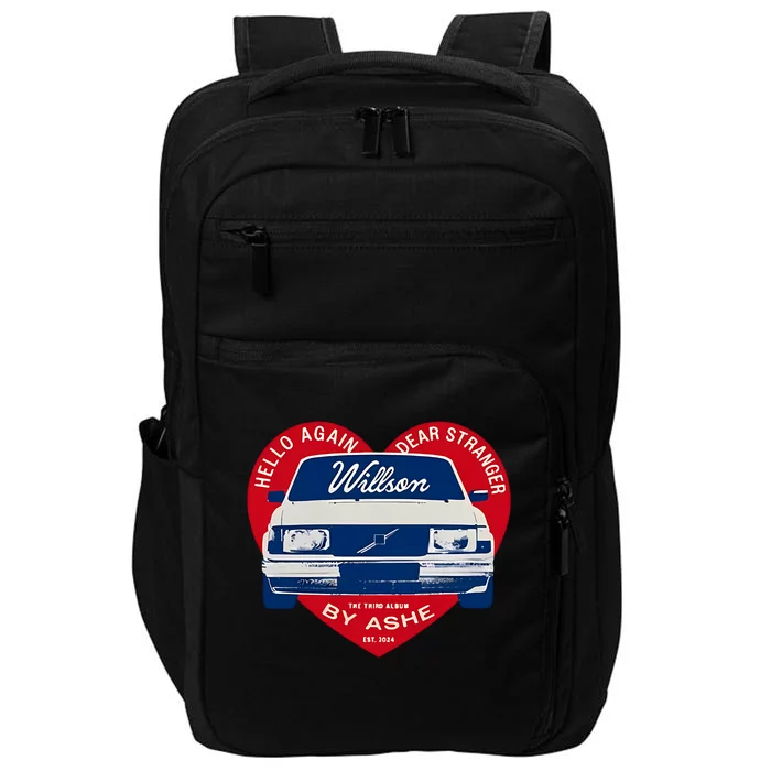 Hello Again Dear Stranger Willson Car By Ashe Impact Tech Backpack