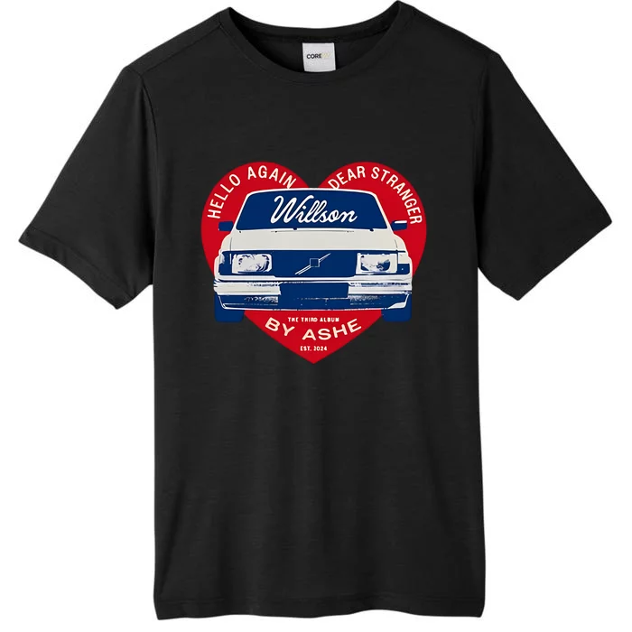 Hello Again Dear Stranger Willson Car By Ashe ChromaSoft Performance T-Shirt