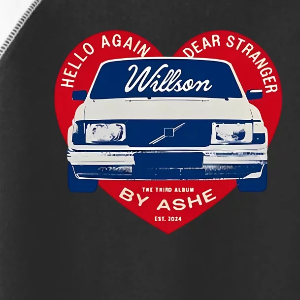 Hello Again Dear Stranger Willson Car By Ashe Toddler Fine Jersey T-Shirt