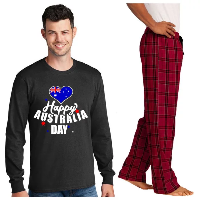 Happy Australia Day Funny Gift Long Sleeve Pajama Set