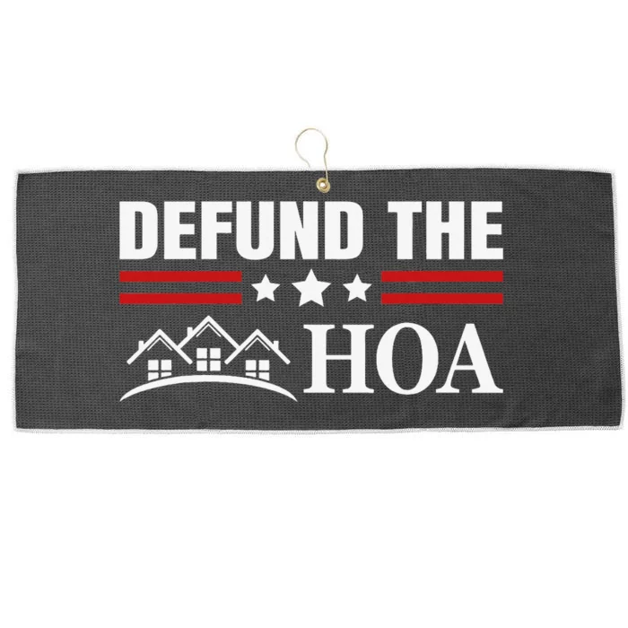 Homeowners Association Defund The HOA Large Microfiber Waffle Golf Towel