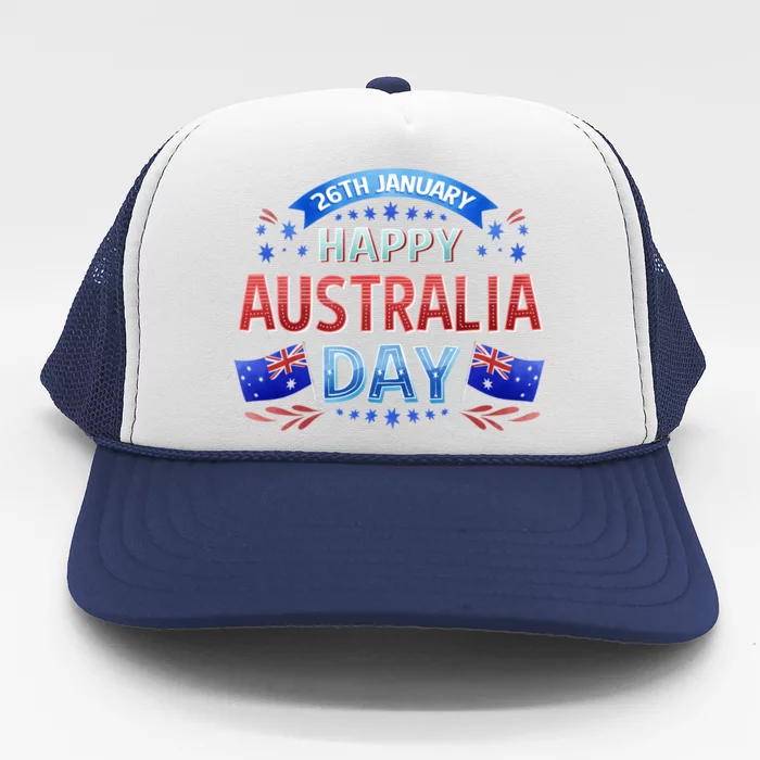 Happy Australia Daygreat Gift Celebrate Happy Australia Day Gift Trucker Hat