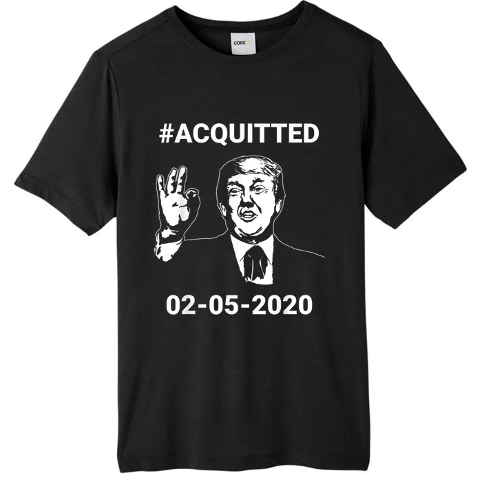 Happy Acquittal Day Trump President Victory Not Guilty ChromaSoft Performance T-Shirt