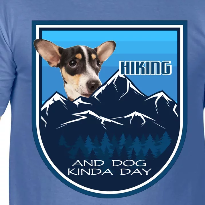 Hiking And Dog Kinda Day Rat Terrier Gift Comfort Colors T-Shirt